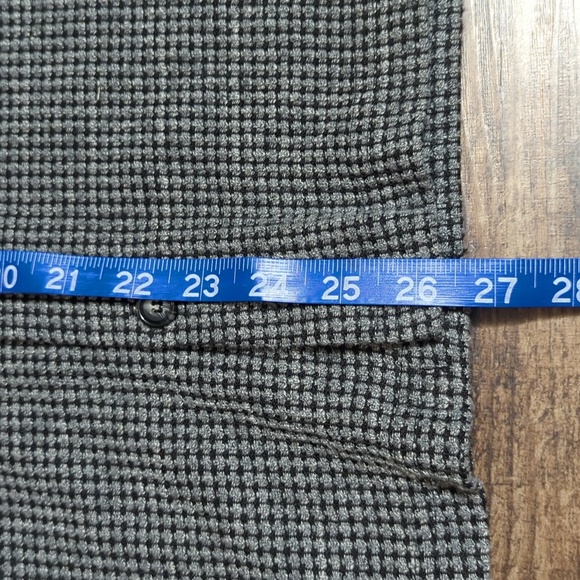 Vintage Y2K Pacsun Waffle Print Button Down Shirt Size XL in Gray/Black - Picture 8 of 10